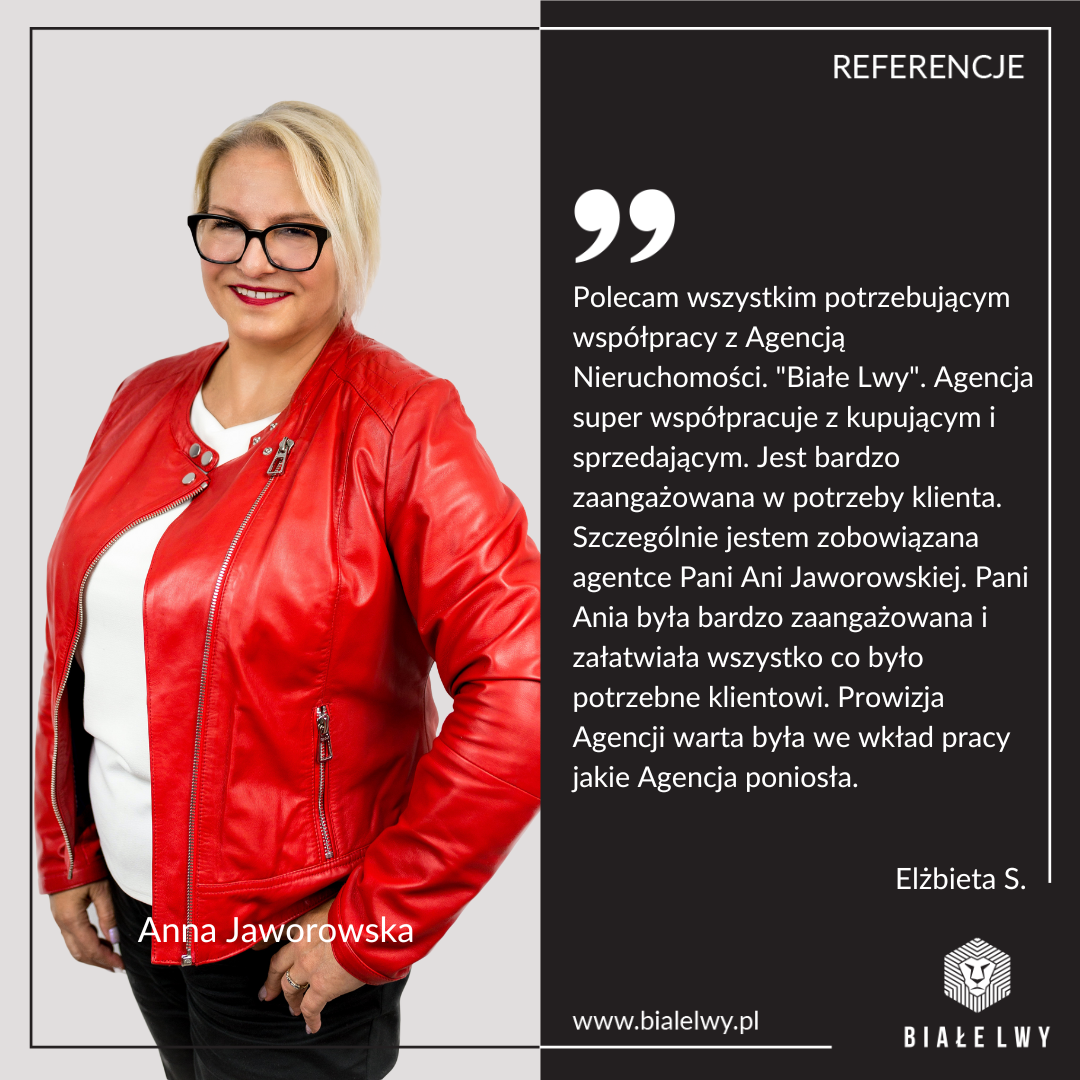 Jaworowska rekomendacja opinia opinie agent agencja nieruchomości